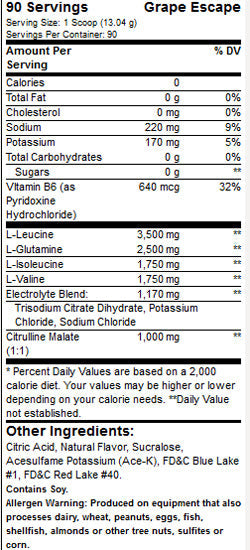 <tc>XTEND</tc> BCAA/Catalyseur intra-entraînement !/Nouveau look - 1170 grammes