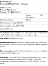 Meilleur ail noir fermenté - 60 capsules