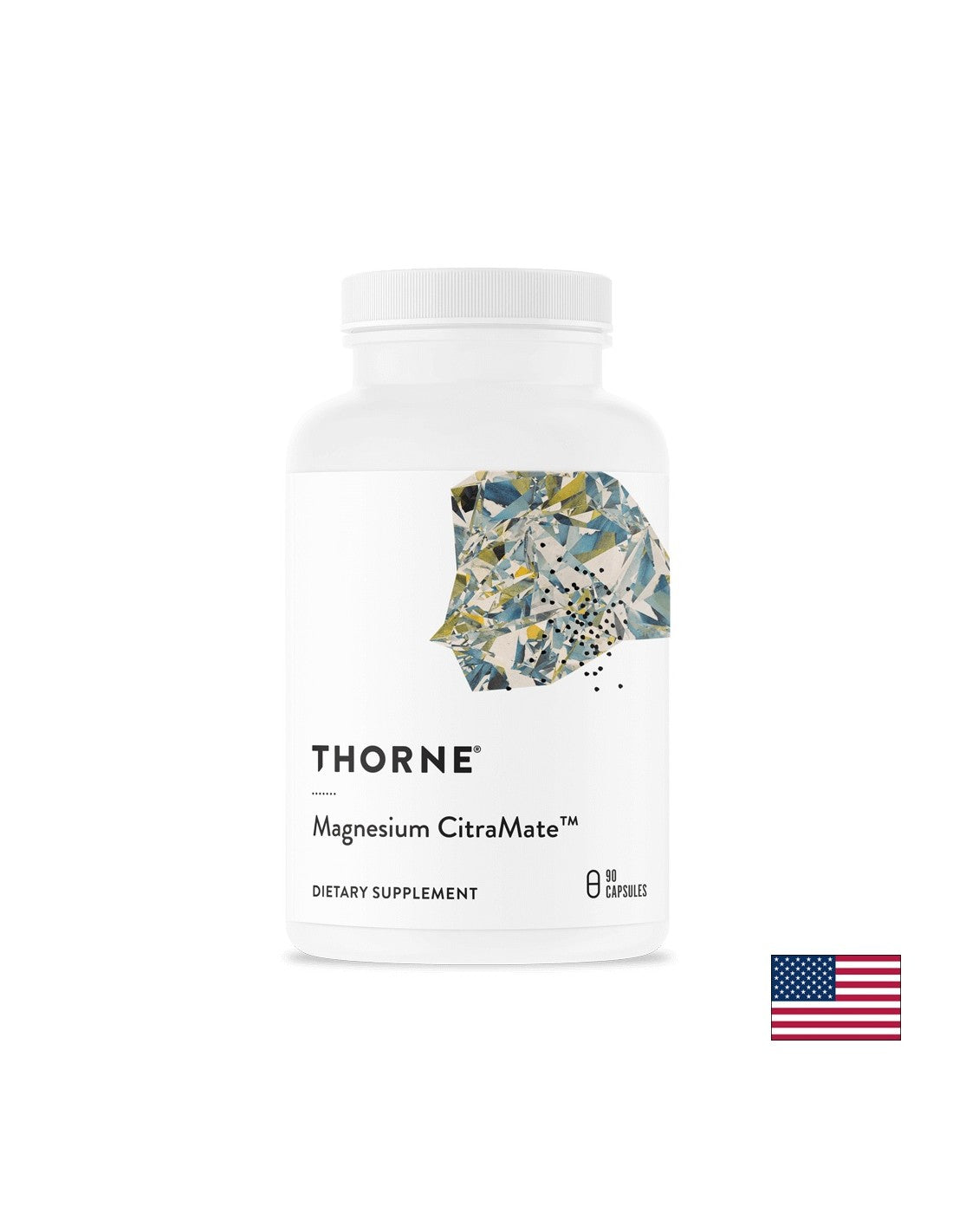 Santé cardiaque et musculaire - Magnésium (citrate/malate), 135 mg x 90 capsules <tc>Thorne</tc>