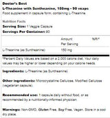 L-théanine 150 mg | Avec suntheanine - 90 capsules