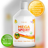 Mega Sport - Vitamines + minéraux + collagène 1497 mg/500 ml /