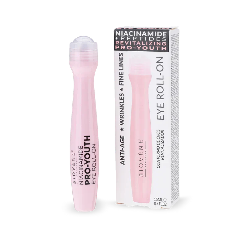 Rouleau d'œil de niacinamide avec peptides pour réduction des rides 15 ml