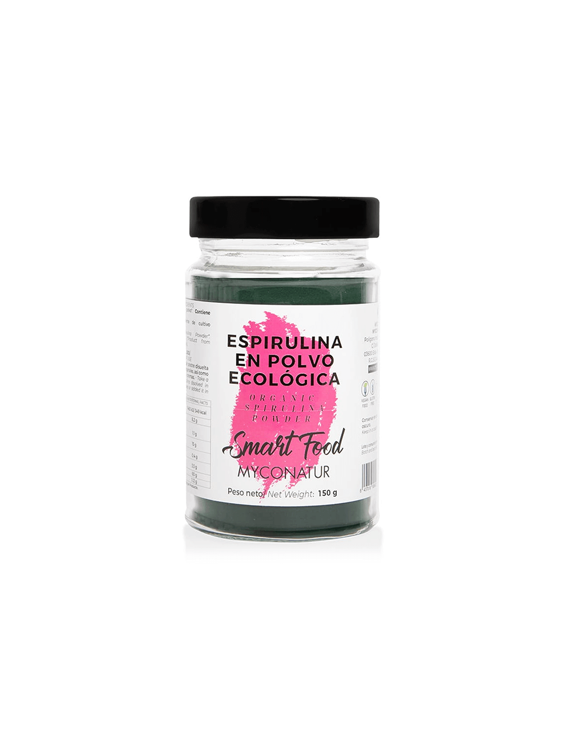 Poudre de spiruline organique, 150 g