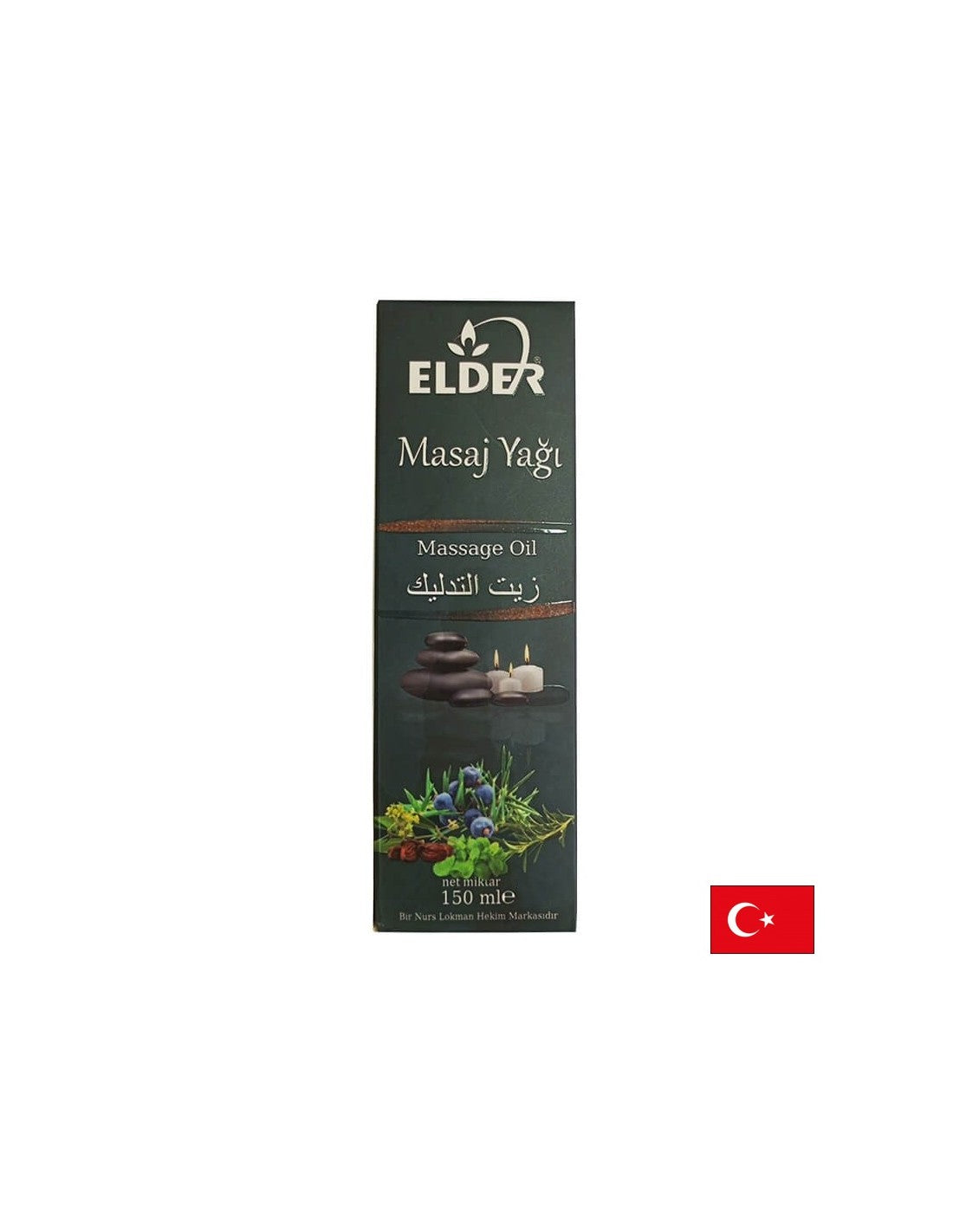 Huile de massage à base de plantes, 150 ml