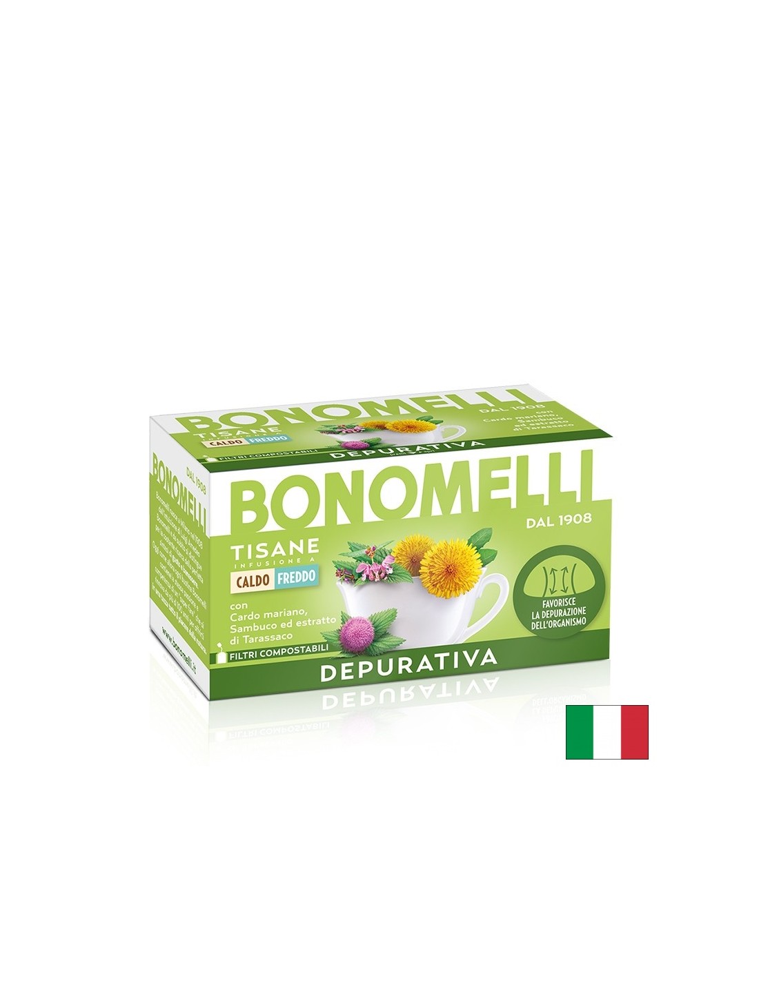 Thé à base de plantes purifiant - drainage et santé métabolique, 16 sachets