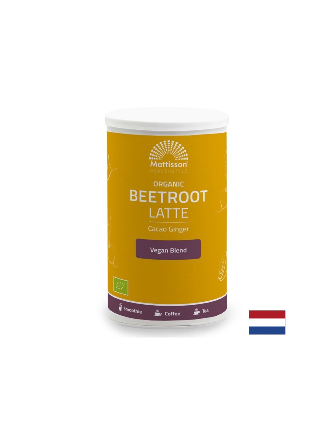 Latte au gingembre et à la betterave bio, 160 g <tc>Mattisson Healthstyle</tc> Poudre