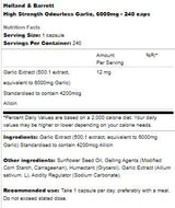 Aip à haute résistance inodore 6000 mg - 240 capsules