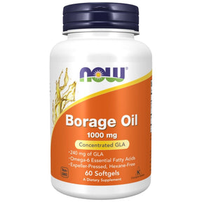 Borage Oil 1000 mg - 60 Gel capsules - Nutra Best Europe