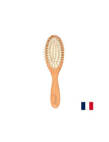 Brosse en bois pour tous les types de cheveux, 18 cm