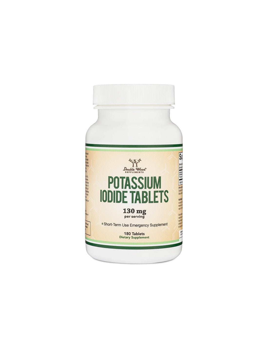 Glande thyroïde - Iodure de potassium, 180 comprimés <tc>Double Wood</tc>