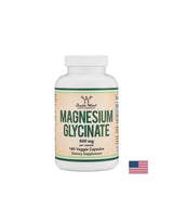 Fonction nerveuse et musculaire - Magnésium (glycinate/bisglycinate), 180 gélules <tc>Double Wood</tc>