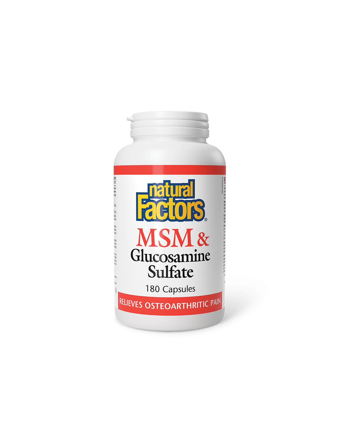 MSM + sulfate de glucosamine - 180 capsules