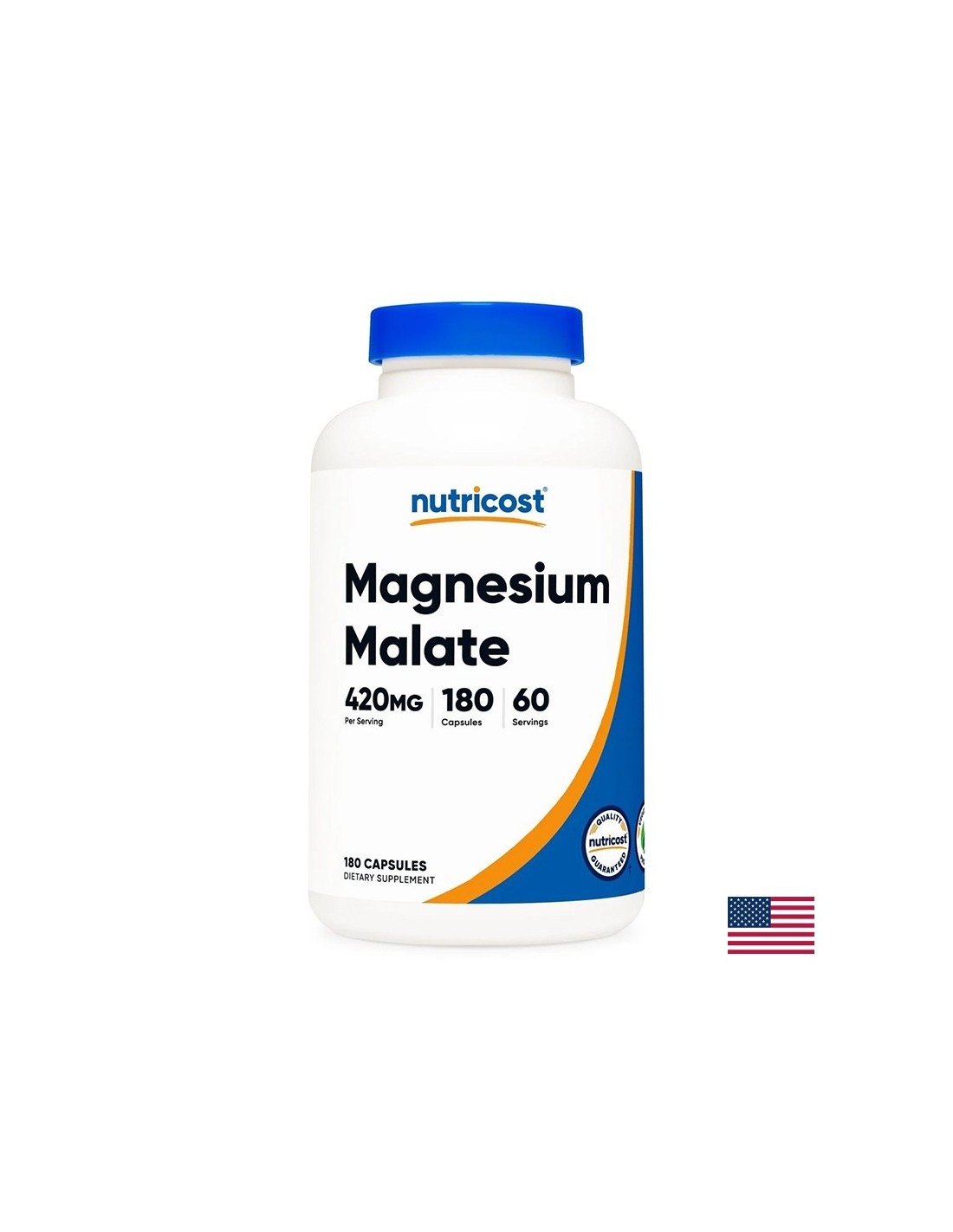 Pour soutenir le cœur et les muscles - magnésium (malate), 180 capsules