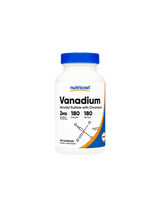 Diabète Cardiovasculaire - Vanadium Plus Chrome <tc>Nutricost</tc> 180 gélules
