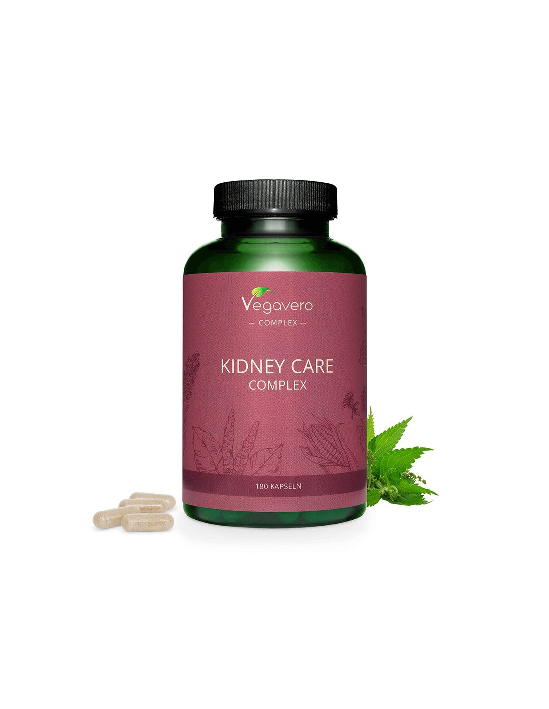 Formule à base de plantes pour reins sains, 180 capsules