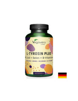 Glande thyroïde - L-tyrosine + iode, sélénium et vitamines B-complex, 180 capsules