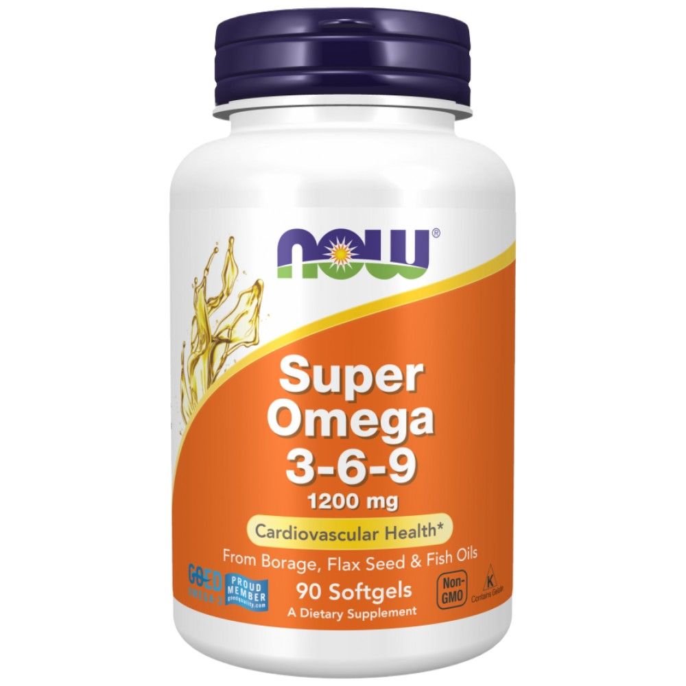 Super Omega 3-6-9 1200 mg - 90 capsules de gel