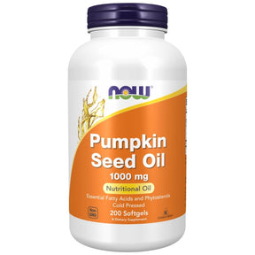 Pumpkin Seed Oil 1000 mg - 200 Gel capsules - Nutra Best Europe