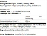 Extrait de liquide Ginkgo biloba 250 mg - 29 ml