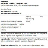 Extrait de beurre 75 mg 60 capsules