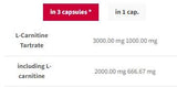 L-Carnitine 3000 Caps - 60 capsules