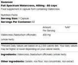 Capsules à spectre complet de spectre 400 mg 60