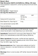 Meilleur COQ10 avec Bioperne 200 mg - 60 capsules