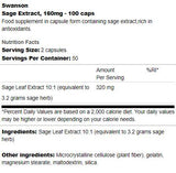 Extrait de sauge 160 mg 100 capsules