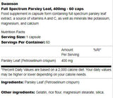 Feuille de persil à spectre complet 400 mg 60 capsules