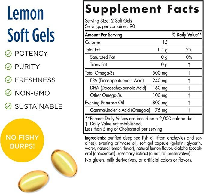 Omega équilibré - 180 softgels
