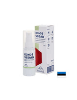 Vitamines végétaliennes K2 (25 µg) + D3 (1000 UI) - Santé du cœur et des os, forte immunité, pulvérisation buccale, 30 ml, 200 sprays