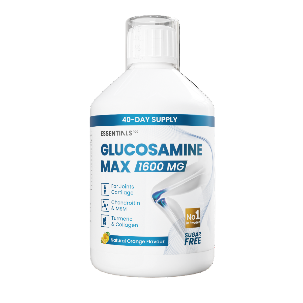 Glucosamine max avec collagène de type 2, MSM, chondroïtine (40/20 doses, 500 ml)