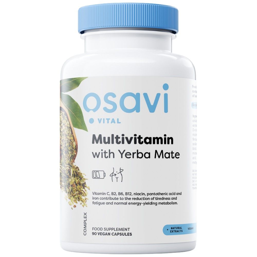 Multivitamine avec yerba mate - 180 capsules