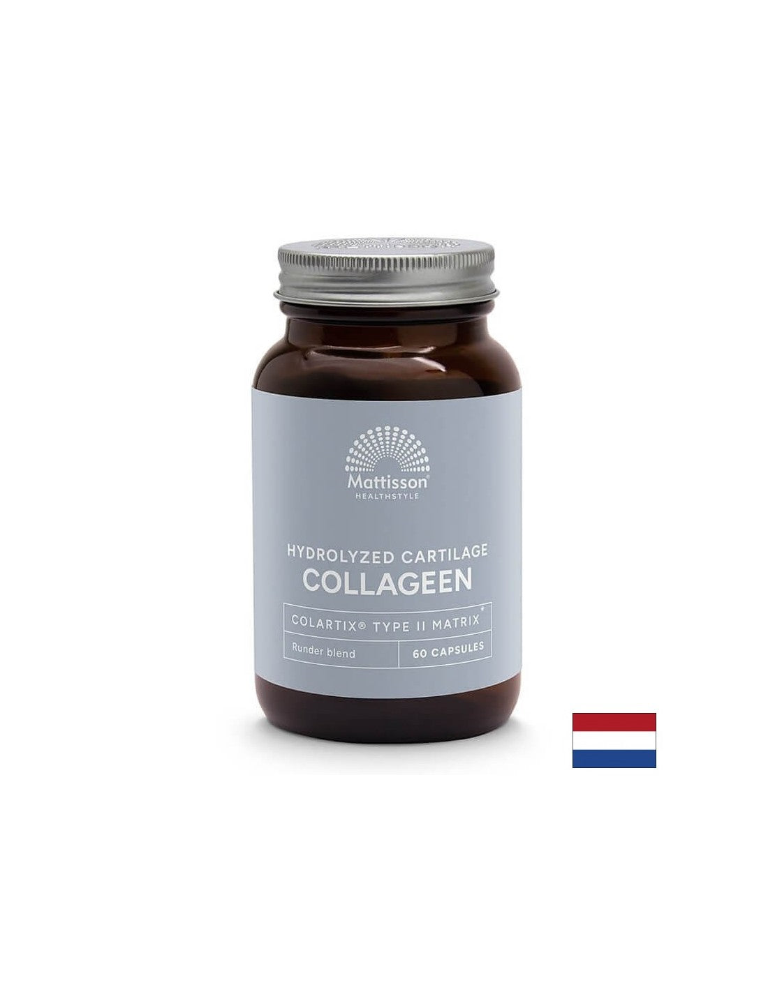 Collagène (type 2) avec calcium, magnésium, MSM, vitamine C et acide hyaluronique - Absolute Collagen Peptan, 60 capsules <tc>Mattisson Healthstyle</tc>