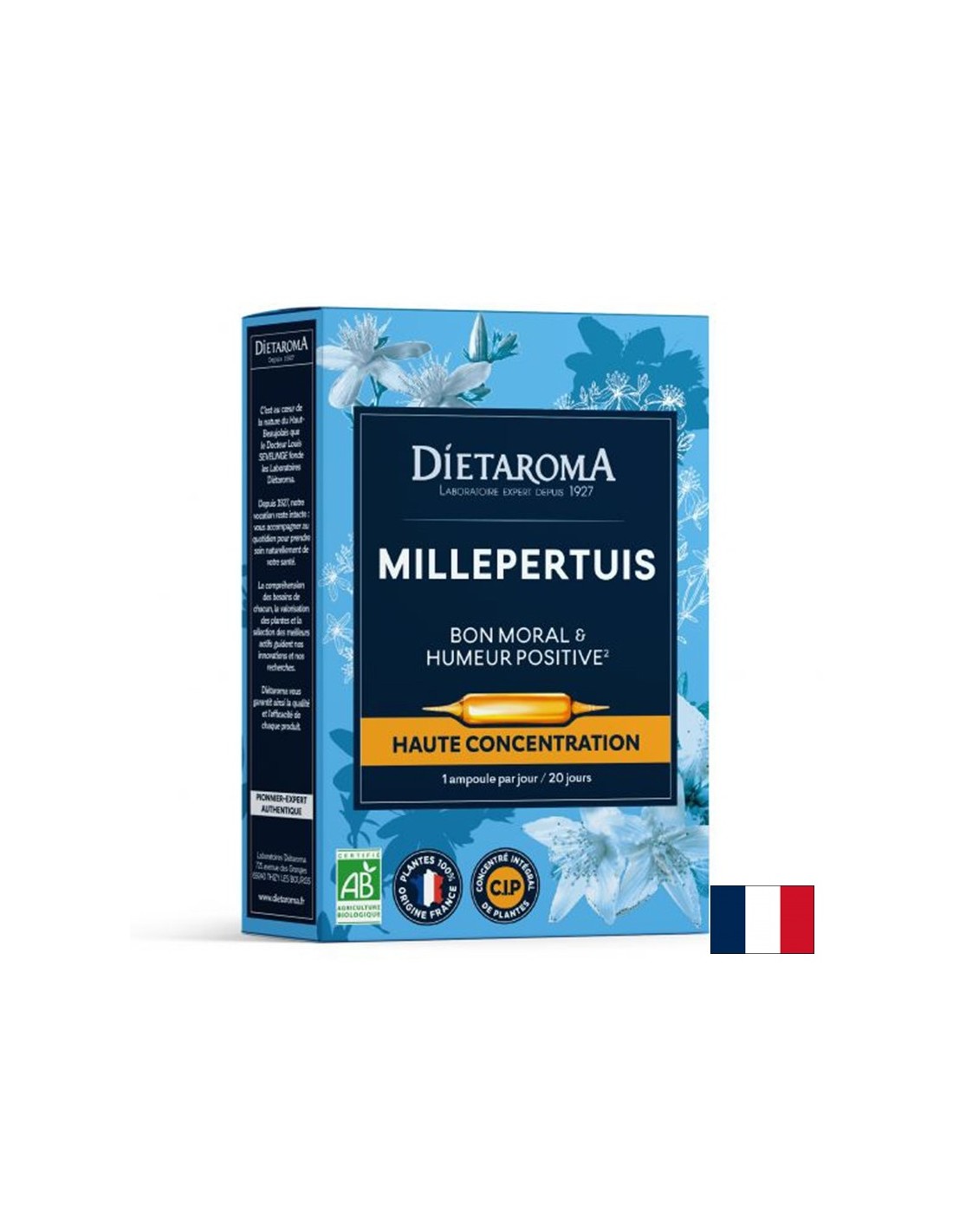 Stress et bonne humeur - Mort de St. John's, 20 ampoules pour boire