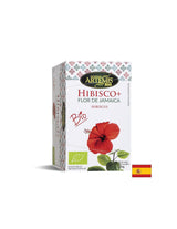 Thé à l'hibiscus jamaïcain avec cannelle, menthe, gingembre, bio de réglisse, 20 sacs filtrants