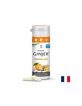 Mâcher de la gomme avec du gingembre et de l'orange - pour une respiration fraîche et une réduction des nausées pendant le voyage, 20 pièces