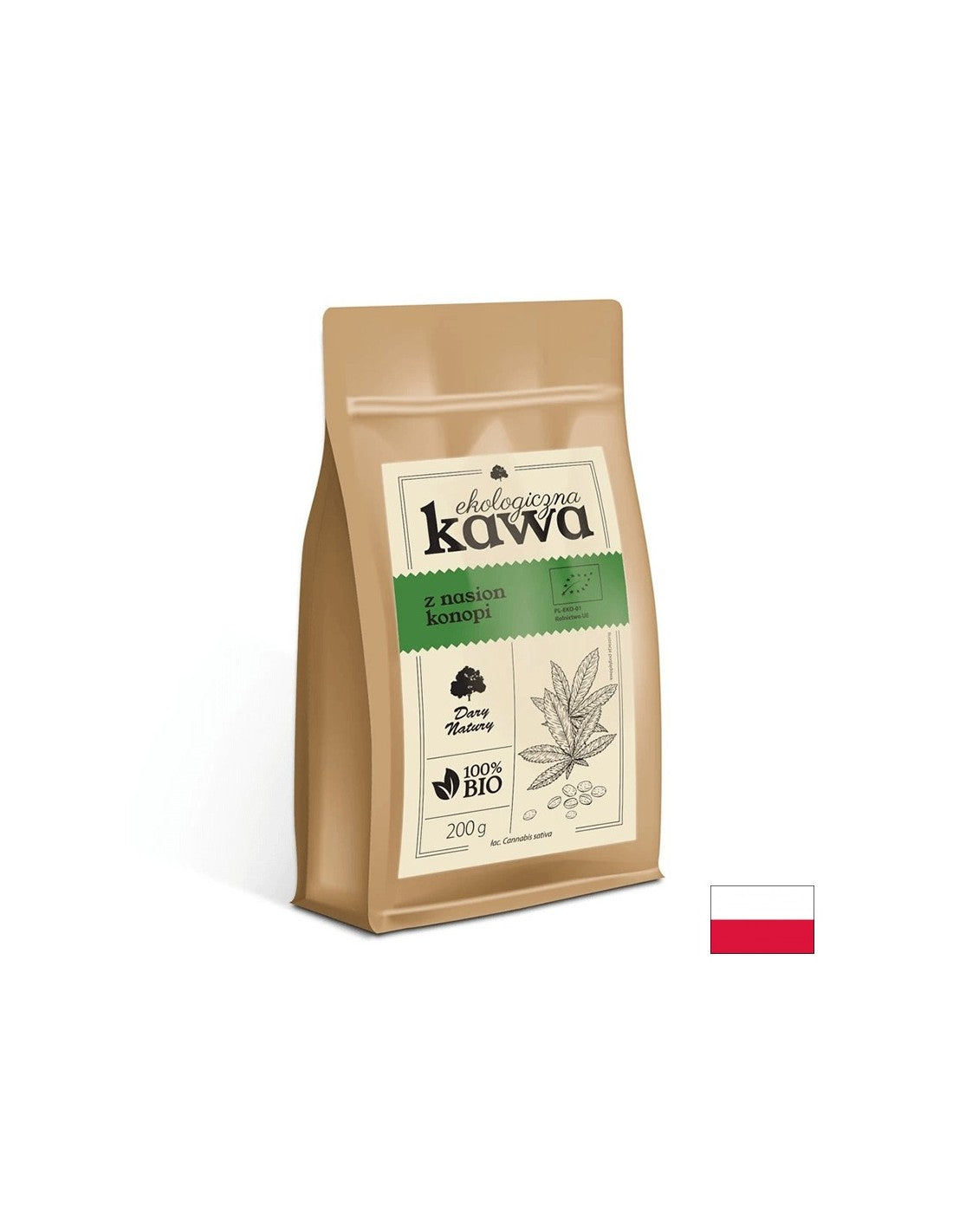 Café de graines de chanvre biologique, 200 g