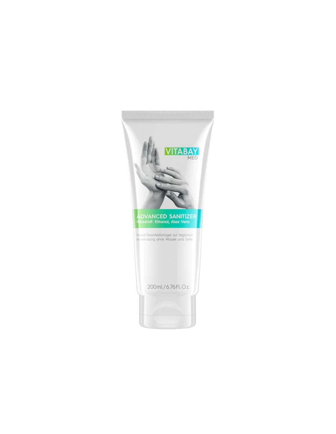 Gel désinfectant avec de l'aloe vera, sans rinçage, 200 ml