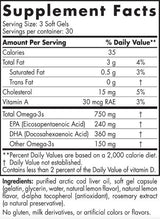Huile de foie de morue arctique 750 mg - 180 capsules de gel