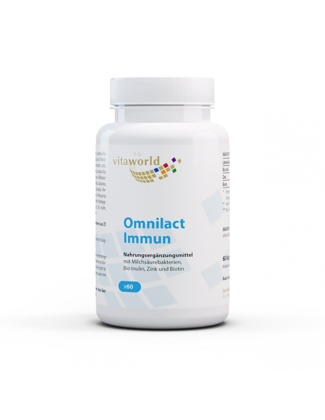 Omni-lact Immune Probiotic 21 souches, 35 milliards de probiotiques actifs, 60 capsules