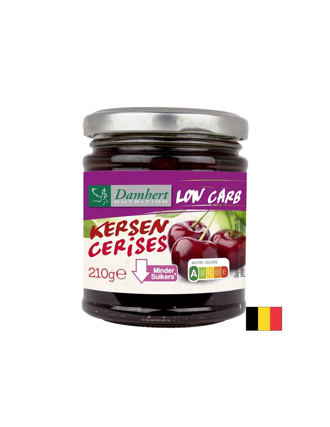 Jounage à cerise à faible teneur en sucre et en glucides, 210 g