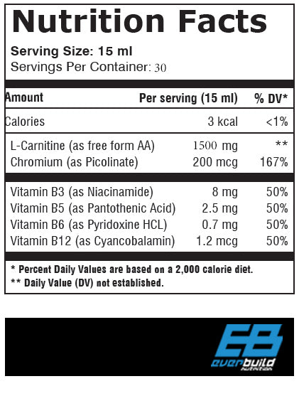LIQUID L-CARnitine + chrome/1500 mg 0,450 L
