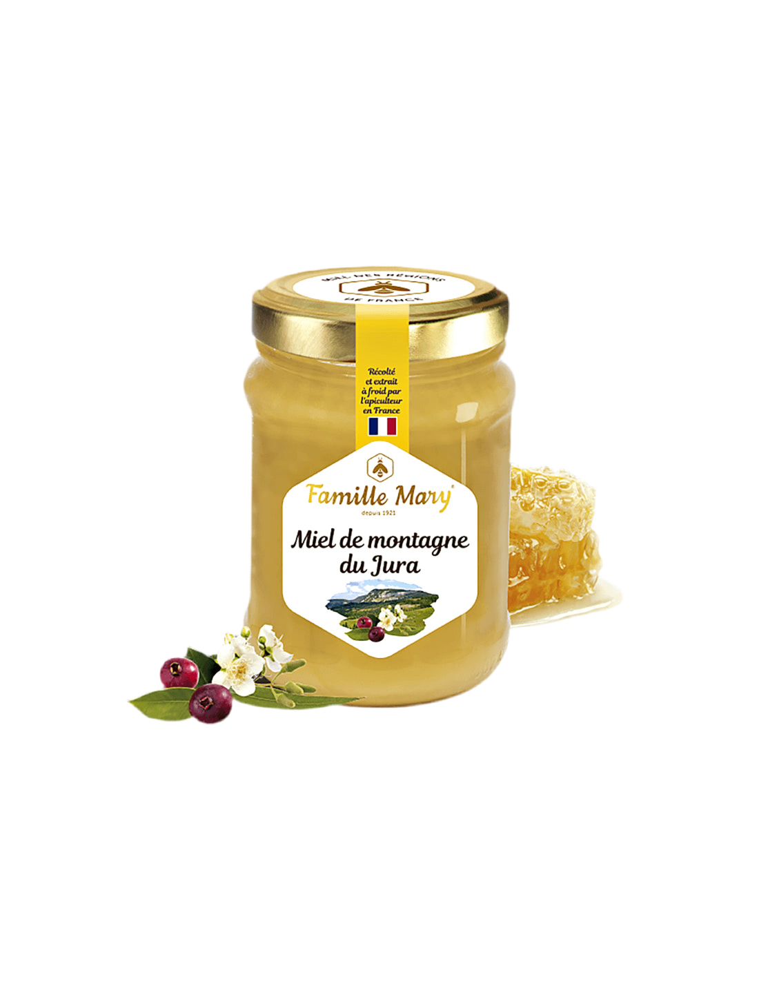 Miel de montagne de Jura, France, 230 g