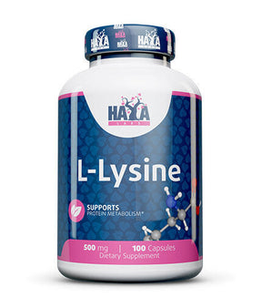 L-Lysine 500mg. / 100 Vcaps. - Nutra Best Europe