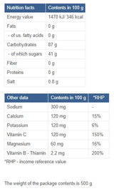 Isotonic Drink instant - 500 grammes