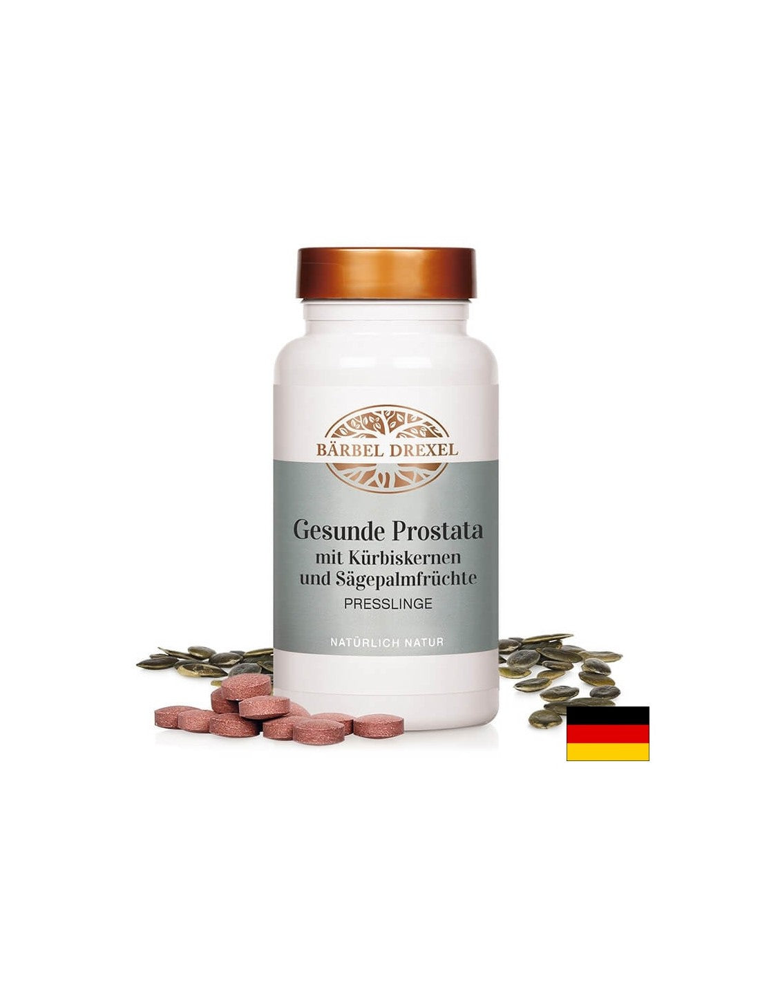 Prostate saine - Formule à base de plantes, de citrouille et de graines de lin, 240 comprimés <tc>Bärbel Drexel</tc>