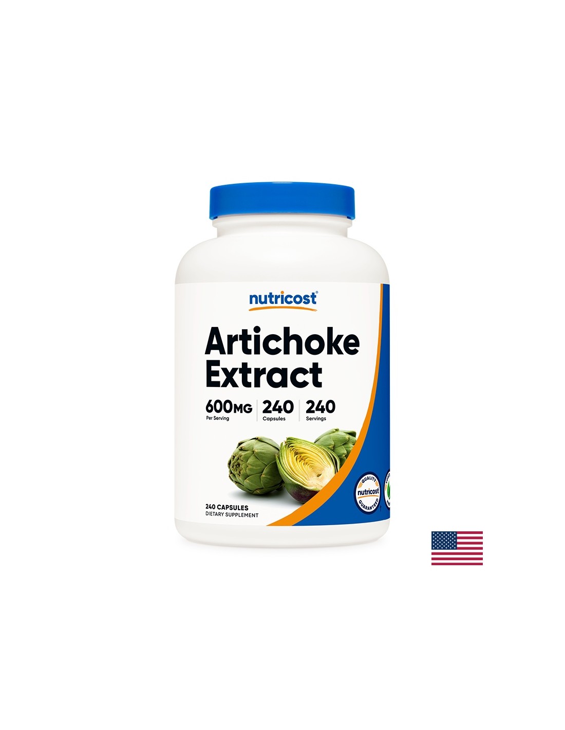 Foie et vésicule biliaire - Artichaut, 240 <tc>Nutricost</tc> capsules