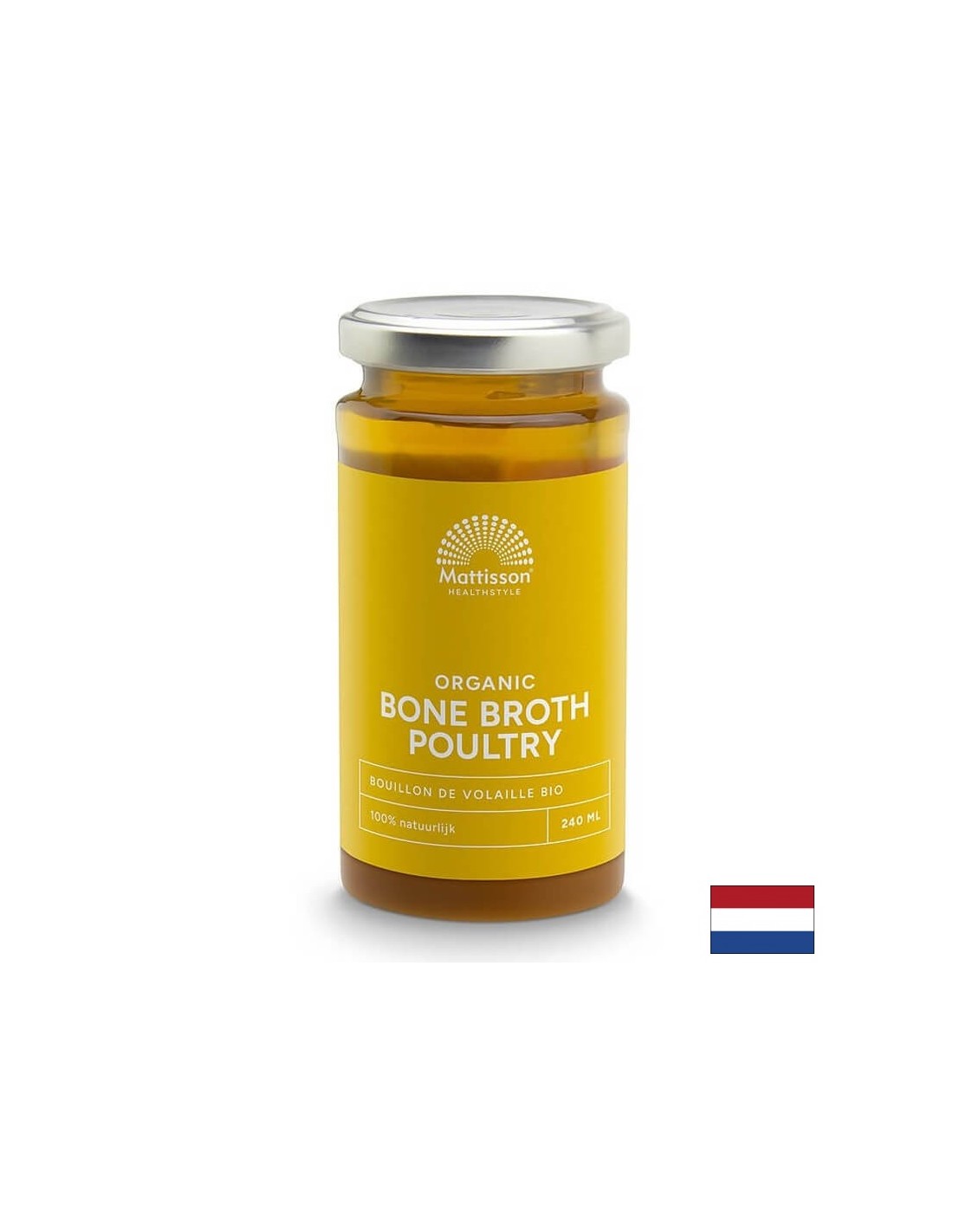 Bouillon d'os de volaille Bio, 240 ml <tc>Mattisson Healthstyle</tc>