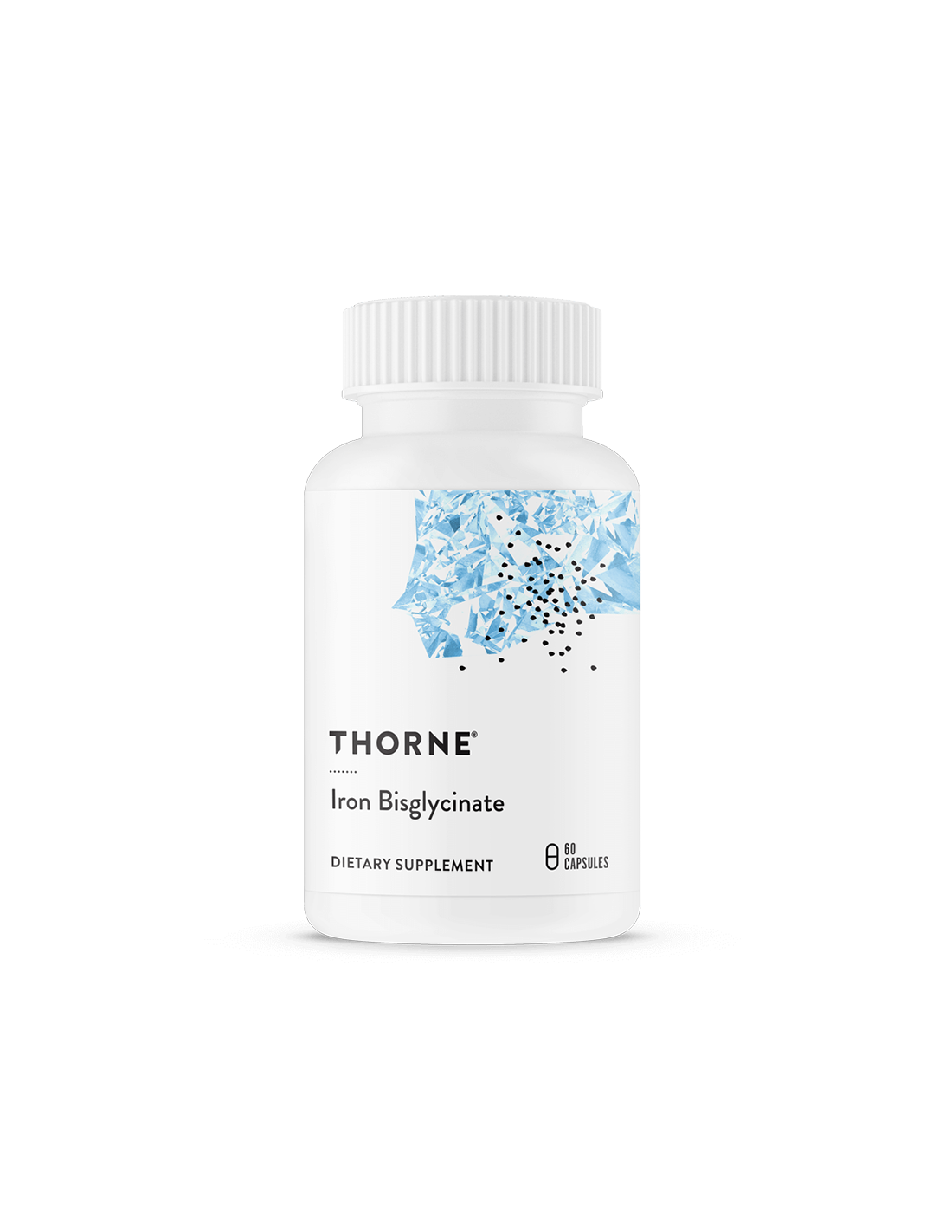 Anémie ferriprive - Fer (bisglycinate), 25 mg x 60 gélules <tc>Thorne</tc>